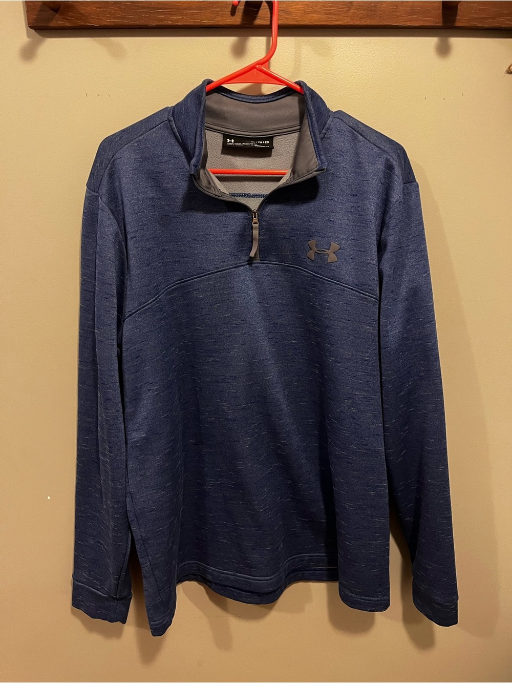 Under Armour Men's Navy Blue 1/4 Zip Pullover